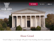 Tablet Screenshot of girardcollege.edu